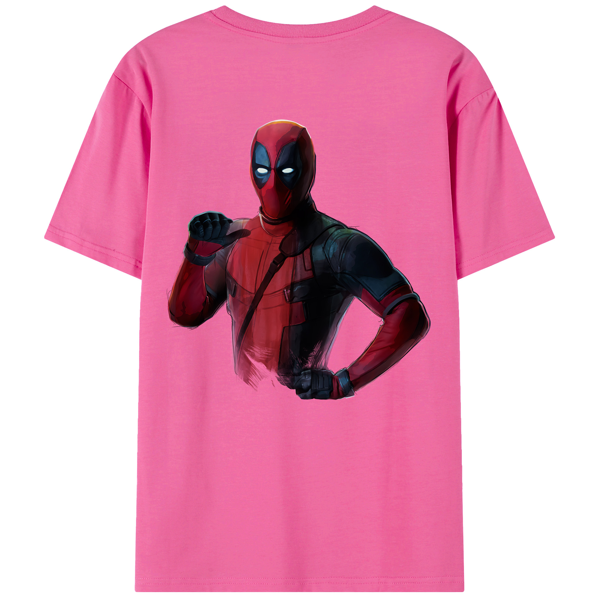 （画像用） Deadpool デッドプール レディース半袖Tシャツ(バックプリント)